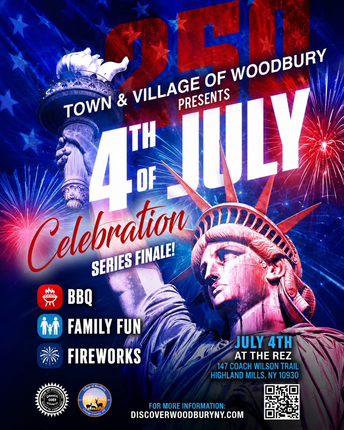 4th of July Celebration flyer